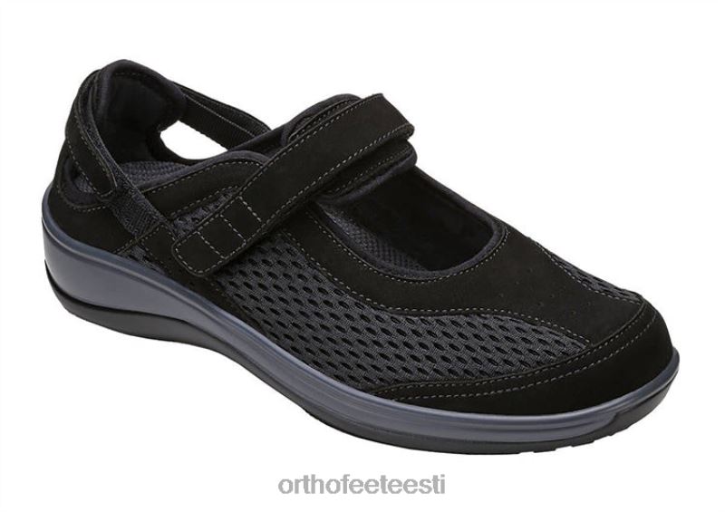 naised Orthofeet sanibeli kontsarihm must vabaajajalatsid ZBF04107