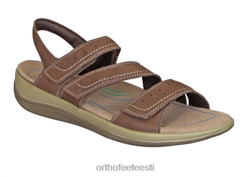 naised Orthofeet naxos kahesuunaline rihm pruun sandaalid ZBF0414